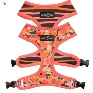 Lucy Floral Pink Dog Harness